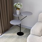 Mesa Lateral De Canto Trieste 65cm X 57cm X 57 Cm Fendy / Pre