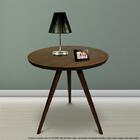 Mesa Lateral De Canto Tripé Tabaco