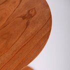 Mesa Lateral De Madeira Maciça E Verniz Nala Living Outdoor E