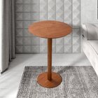 Mesa Lateral De Madeira Maciça E Verniz Nala Living Outdoor E