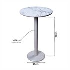 Mesa Lateral De Madeira Maciça, Pintura Em Laca E Impressão 2