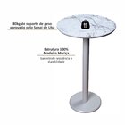 Mesa Lateral De Madeira Maciça, Pintura Em Laca E Impressão 2