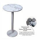 Mesa Lateral De Madeira Maciça, Pintura Em Laca E Impressão 2