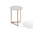 Mesa Lateral De Sala Pé De Ferro Sofá Apoio Canto Moderna