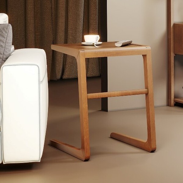 Mesa Lateral Decorativa Madeira Maciça - Opala - Móveis Monta