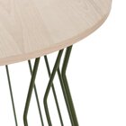 Mesa Lateral Decorativa Redonda Multiuso Com Estilo Industria