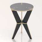 Mesa Lateral Desmontável Poti Azul Petróleo