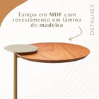 Mesa Lateral Dublin Champagne/cinamomo