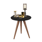 Mesa Lateral E Apoio Decorativo Preto - Múltipla Móveis