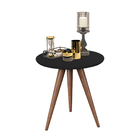 Mesa Lateral E Apoio Preto - Quality Móveis