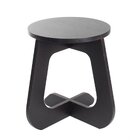 Mesa Lateral E Banco Mocho 40cm X 48cm X 40cm Preto