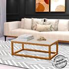 Mesa Lateral E Centro 86x13 Off White Nature Tebar