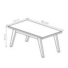 Mesa Lateral E Mesa Centro Paul Off White