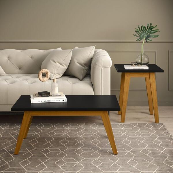 Mesa Lateral E Mesa Centro Paul Preto