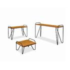 Mesa Lateral E Mesa De Centro Zurique Naturale