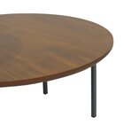 Mesa Lateral Elm 46,5x91,5cm Castanho/grafite