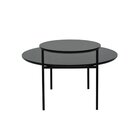 Mesa Lateral Elm 46,5x91,5cm Preto