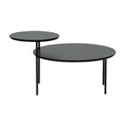 Mesa Lateral Elm 46,5x91,5cm Preto