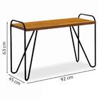 Mesa Lateral Estilo Industrial 019083 Lpa