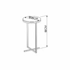 Mesa Lateral Estilo Industrial Alta Freedom Móvel Na Caixa -