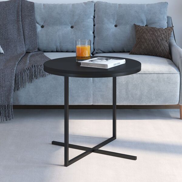 Mesa Lateral Estilo Industrial Média Freedom Móvel Na Caixa -