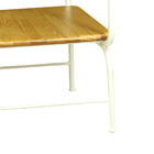 Mesa Lateral Flerte 2 Tampos - Branco