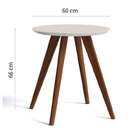 Mesa Lateral Freema Redonda Off White