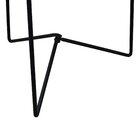 Mesa Lateral Gabi Ø420x455 Preto/amêndoa