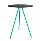 Mesa Lateral Gabriela Wood Azul Turquesa