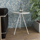 Mesa Lateral Gabriela Wood Branco