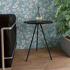 Mesa Lateral Gabriela Wood Preta