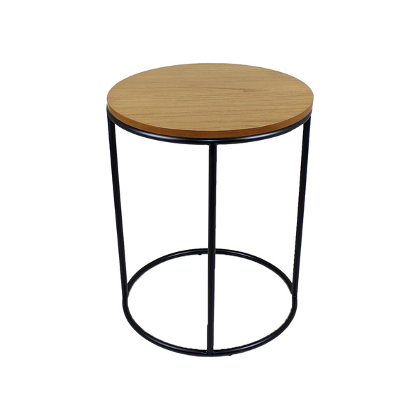 Mesa Lateral Hernane Estilo Industrial 45cm - Mel