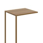 Mesa Lateral Industrial 40cm Hanover/dourado