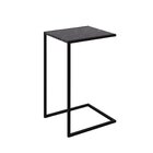 Mesa Lateral Industrial Artesano Marquina / Preto