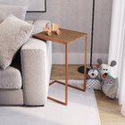 Mesa Lateral Industrial Artesano Vermont/cobre