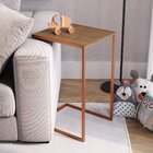 Mesa Lateral Industrial Artesano Vermont/cobre