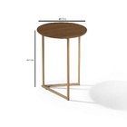 Mesa Lateral Industrial Classic Jade Promoção