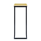 Mesa Lateral Industrial Madeira Natural