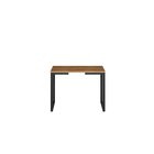 Mesa Lateral Industrial Preto/canela