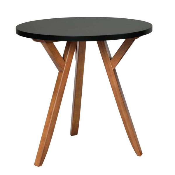 Mesa Lateral Ipiranga Amêndoa E Preta