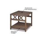 Mesa Lateral Isabella Área Externa Em Madeira Eucalipto - Cas