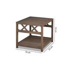 Mesa Lateral Isabella Área Externa Em Madeira Eucalipto - Cas