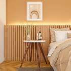 Mesa Lateral Jodie Redonda Off White