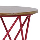 Mesa Lateral Joinha - Vermelho