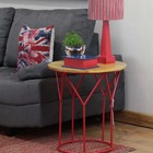 Mesa Lateral Joinha - Vermelho