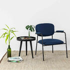 Mesa Lateral Jojo Redonda Preto - 47x46cm