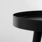 Mesa Lateral Jojo Redonda Preto - 47x46cm