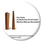 Mesa Lateral Laqueada Com Espelho Tripé 35cm - Amarela - 70cm