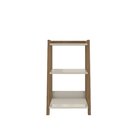 Mesa Lateral Loft 3 Prateleiras Off White/natture