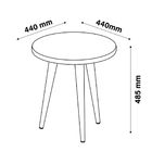 Mesa Lateral Luiza Verde Bellagio